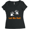 let me out Women's Triblend Scoop T-shirt