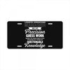 logistic operator manager we do precision guess work based on unreliab License Plate