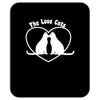 valentine's day love cats Mousepad