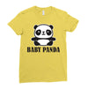 Baby Panda Ladies Fitted T-Shirt
