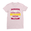 i never dreamed i'd grow up to be a super cool motocross mom but here Ladies Fitted T-Shirt