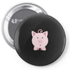 cute surprised pig pig Pin-back button