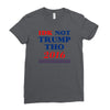idk not trump though 2016 Ladies Fitted T-Shirt