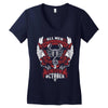 All Men are Created Equal but Only the Best are Born in October Women's V-Neck T-Shirt