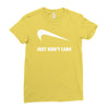 just don't care Ladies Fitted T-Shirt