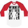 winner winner chicken dinner 3b 3/4 Sleeve Shirt