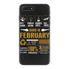 Born February Multitasking Problem Solving Tees iPhone 7 Plus Case