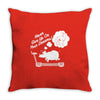 never give up on dreams ladies fitted Throw Pillow