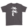 palm tree sticker vinyl decal tropical island beach ocean wall car win Youth Tee