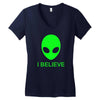i believe alienware Women's V-Neck T-Shirt