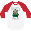 pug irish pub snorty mcpug's 3/4 Sleeve Shirt