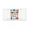 vintage electronic retro technology License Plate