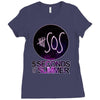 galaxy sos Ladies Fitted T-Shirt