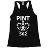 british pint funny Racerback Tank