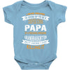 Super Cool Papa Of A Freaking Awesome Granddaughter Baby Onesie
