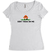 don't tread on me Women's Triblend Scoop T-shirt