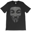 v for vendetta mask guy fawkes cool girls womens cotton t shirt dw01 T-Shirt