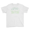 i before e grammar rule Youth Tee