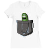i'm in a pocket Ladies Fitted T-Shirt