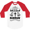I Am One Blessed Pawpaw 3/4 Sleeve Shirt