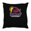 purple champs Throw Pillow