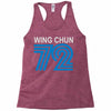 wing chun 72 retro Racerback Tank