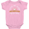 leave me alone talking to my cat today Baby Onesie
