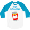 i am duff man homer cult funny retro 3/4 Sleeve Shirt