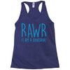 rawr (i'm a dinosaur) Racerback Tank