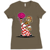 zombified big boy Ladies Fitted T-Shirt