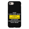 Under Construction Personalize Baby iPhone 8