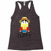 luffy en minion Racerback Tank