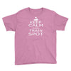 keep calm train Youth Tee