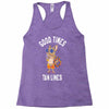 good times tan lines Racerback Tank