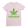 Vegetarian Ladies Fitted T-Shirt