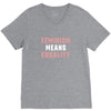 Feminism Means Equality V-Neck Tee