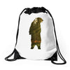 Bear in The Forest Drawstring Bags