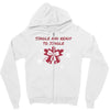 happy holidays Zipper Hoodie