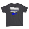 i don't kneel   patriotic stand for the flag, kneel for the dead Youth Tee