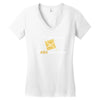 i dont need condoms the aids will kill the baby Women's V-Neck T-Shirt