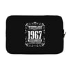 vintage made in 1967 perfectly aged a living legend Laptop sleeve