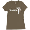 wanna screw Ladies Fitted T-Shirt