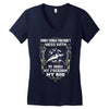 my family my freedom my rod Women's V-Neck T-Shirt