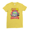 wake me up when it's friday Ladies Fitted T-Shirt