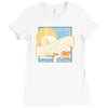 halloween moon Ladies Fitted T-Shirt
