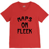 naps on fleek girls V-Neck Tee