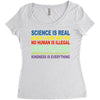 kindness is everything Women's Triblend Scoop T-shirt