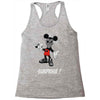 mickey mouse la face cachee en Racerback Tank