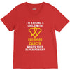 I'm Raising A Child With Childhood Cancer What's Your Super Power V-Neck Tee