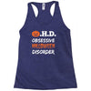 obsessive halloween disorder Racerback Tank